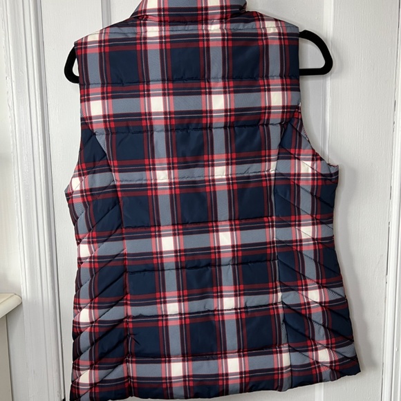 Tommy Hilfiger Designer Plaid Puffer Vest - Small - Picture 2 of 3